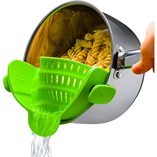 Clip-On Silicone Pot Strainer