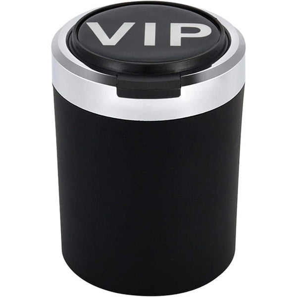 Smokeless Stainless Steel LED Car Cupholder Ashtray with Lid