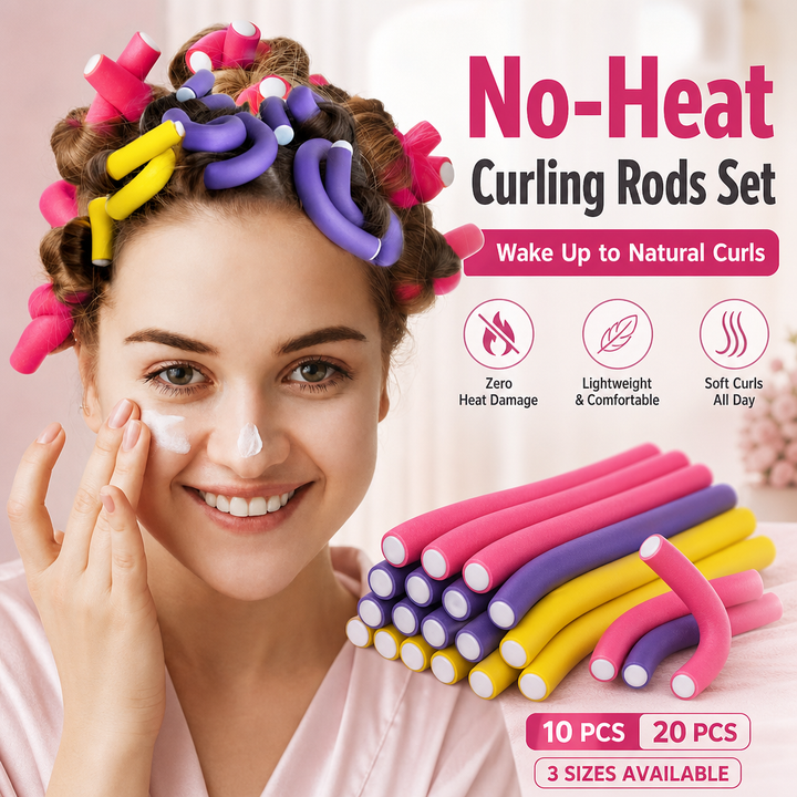 Curking Rods No-Heat Curling Rods Set – Oveliana