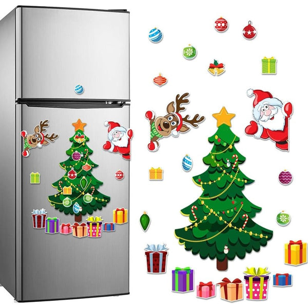 DIY Christmas Refrigerator Magnets Set
